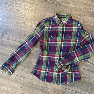 Women’s Multicolor Plaid Shirt